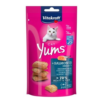 Vitakraft Yums ласощі для котів з лососем 40 гр 123 грн фото