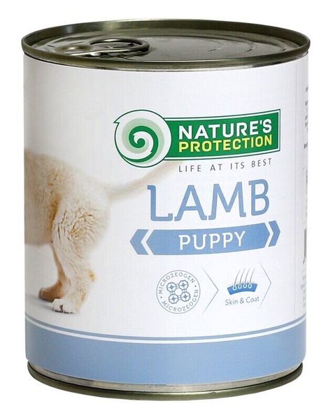 Nature's Protection Puppy Lamb вологий корм з ягнятком для щенят 800 гр KIK24631 фото