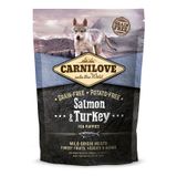 купить Carnilove Puppy Salmon & Turkey сухой корм с лососем и индейкой для щенят 1.5 кг 8595602508839 фото