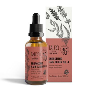 Tauro Pro Line Energizing Hair Elixir №4 эликсир для стимуляции роста шерсти у собак и кошек, 30 мл TPL47411 фото