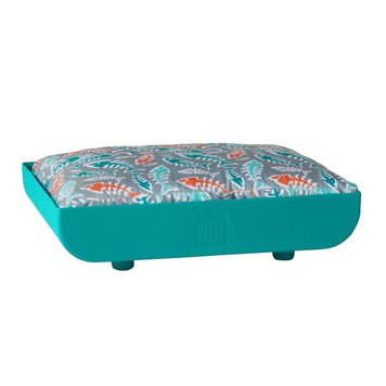 Jolly Pets Kitty Kasa Penthaus Bed лежак для котів, 39 см х 30 см х 10 см, бірюзовий 1 050 грн фото