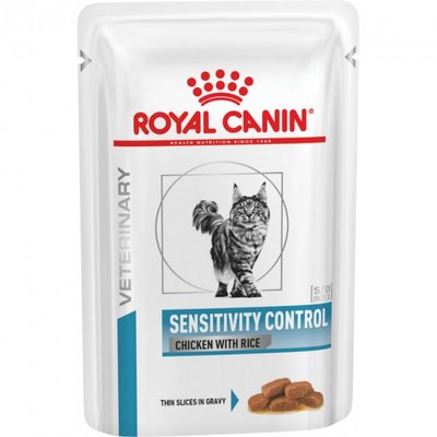 Корм Royal Canin Sensitivity Control Feline Pouches влажный для котов с проявлениями аллергии 85 гр 9003579025420 фото