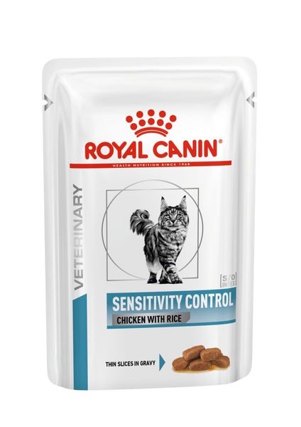 Royal Canin Sensitivity Control Feline Pouches вологий корм для котів із проявом алергічних реакцій 85 гр 9003579025420 фото