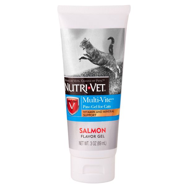 Nutri-Vet Multi-Vite Paw-Gel for cats гель витаминизированный для кошек 89 мл 99854 фото