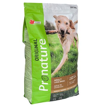 Pronature Original Dog Adult Large Breed Chicken with Oatmeal сухой корм с курицей для собак крупных пород 15 кг 3 198 грн фото