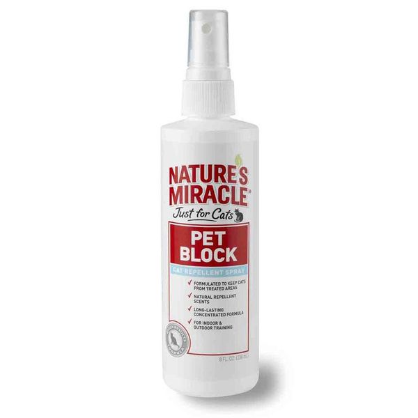 Nature's Miracle Pet Block cпрей-відлякувач для котів 236 мл 018065057792 фото