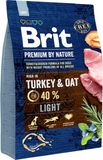 купить Brit Premium Light сухой корм с индейкой для собак с излишней массой тела 3 кг 8595602526581 фото