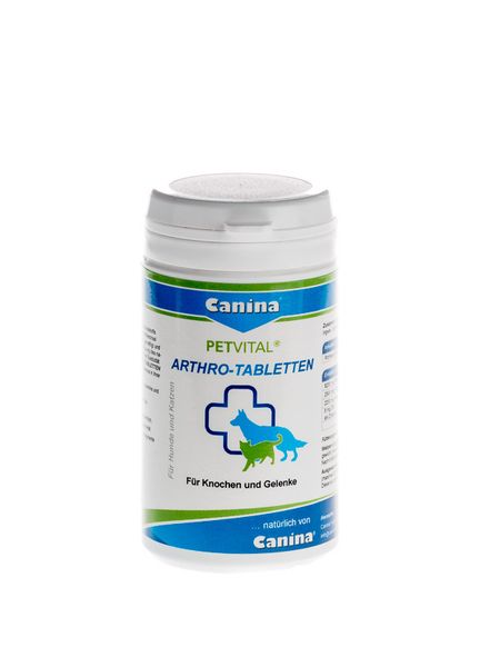 Витамины Canina Petvital Arthro Tabletten для здоровья суставов у собак и котов 60 табл 4027565723003 фото
