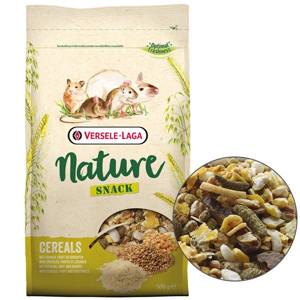 Корм-ласощі для гризунів Versele-Laga Snack Nature Cereals 500 гр 5410340614389 фото