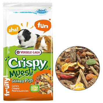 Versele-Laga Crispy Muesli Guinea Pigs корм для морських свинок 1 кг 206 грн фото