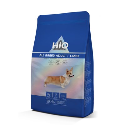 Корм HiQ All Breed Adult Lamb сухий з ягнятиною для дорослих собак усіх порід 11 кг HIQ46380 фото