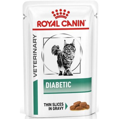 Корм Royal Canin Diabetic Feline Pouches вологий для котів із цукровим діабетом 85 гр 9003579027813 фото