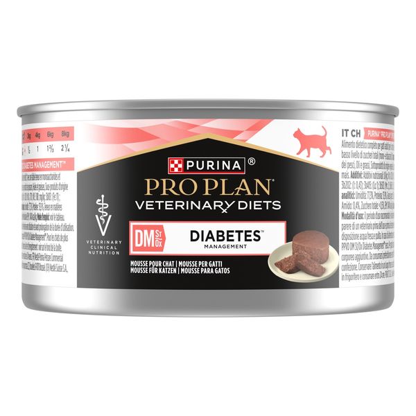 Purina Veterinary Diets DM Diabetes влажный корм для кошек с диабетом 195 гр 8445290105233 фото