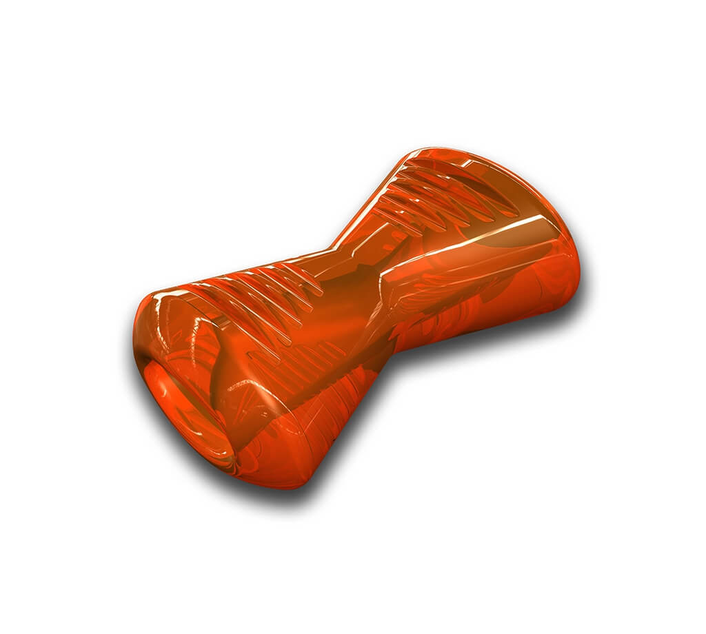 Фото - Игрушка для собаки Outward Hound Іграшка для собак OutwardHound Bionic Bone помаранчева, 15 см 