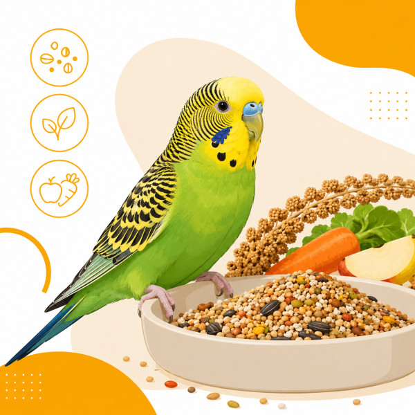 Оптимальное питание волнистого попугая: как выбрать корм для budgerigar