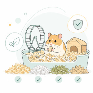 Как выбрать подстилку для грызуна: безопасные материалы для ежедневного использования