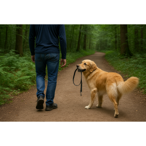 Привчаємо собаку до повідка