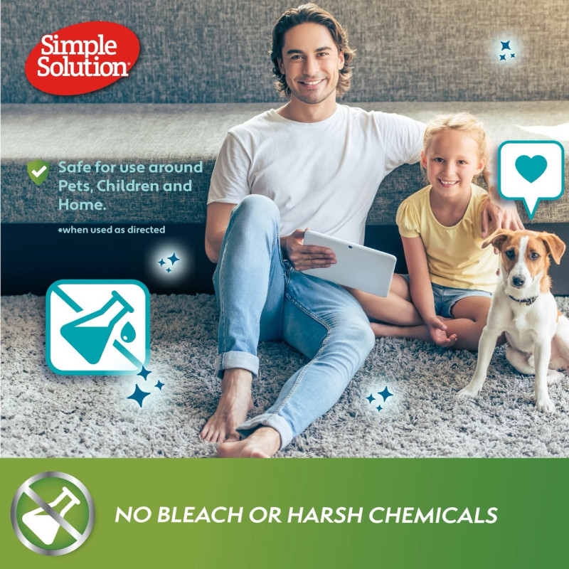 Simple Solution Fabric Freshener средство от пятен и запахов от домашних животных для текстильных изделий, 400 мл - фото 8