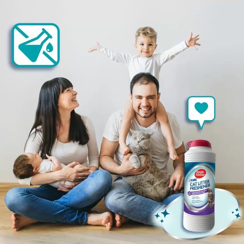 Simple Solution Cat Litter Freshener Granules дезодорант для кошачьего туалета, 600 г - фото 5
