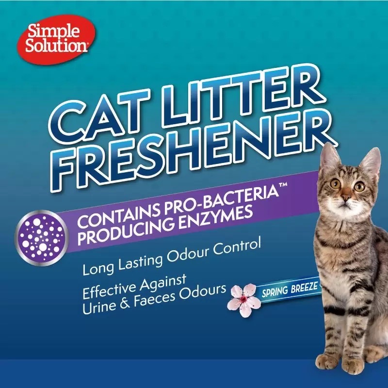 Simple Solution Cat Litter Freshener Granules дезодорант для кошачьего туалета, 600 г - фото 3