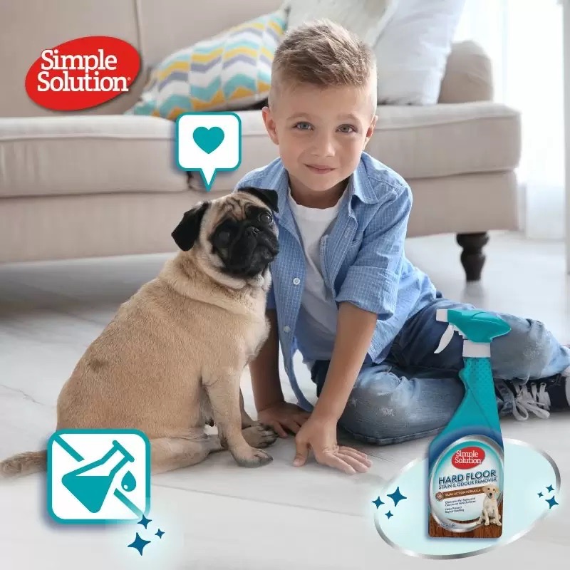 Simple Solution Hardfloors Stain & Odor Remover нейтрализатор запаха и пятен для пола, 750 мл - фото 6