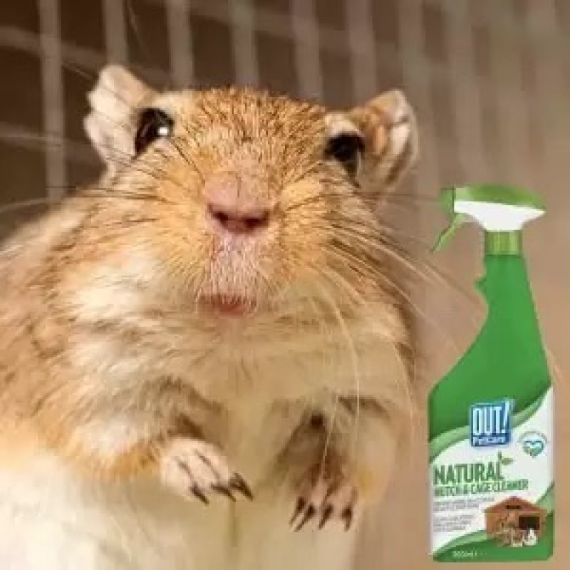 Out! Cage & Hutch Cleaner спрей для очищення клітин, вольєрів та переносок для тварин, 500 мл - фото 4