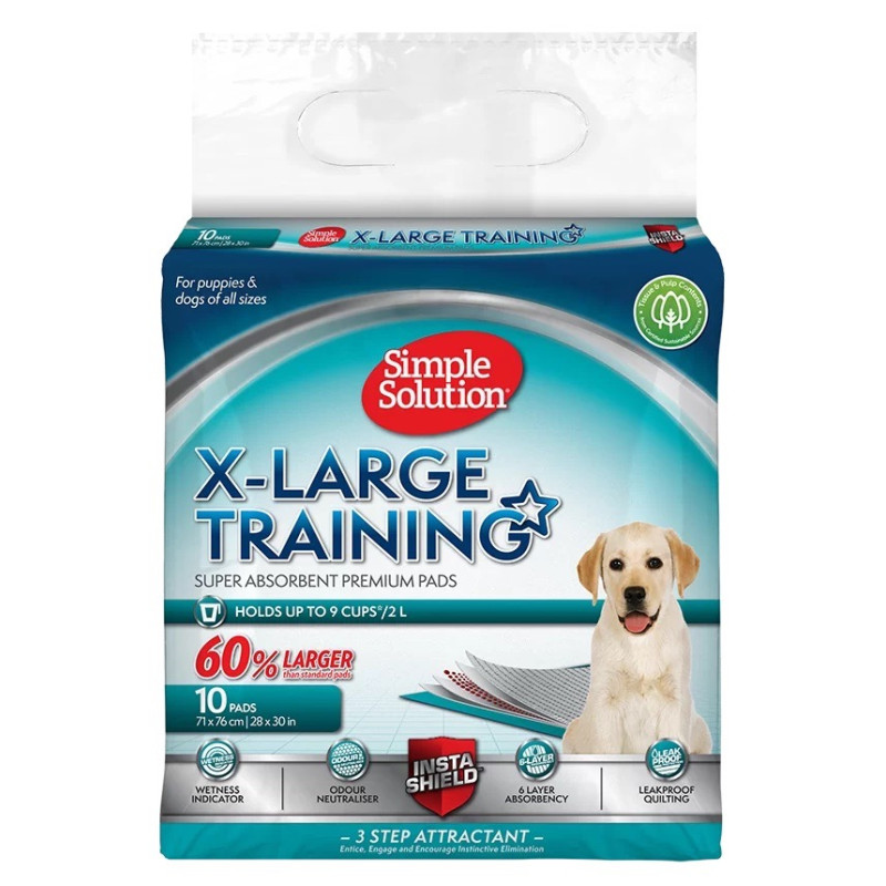Simple Solution Training Pads пелюшки для цуценят, 71 х 76 см, 10 шт