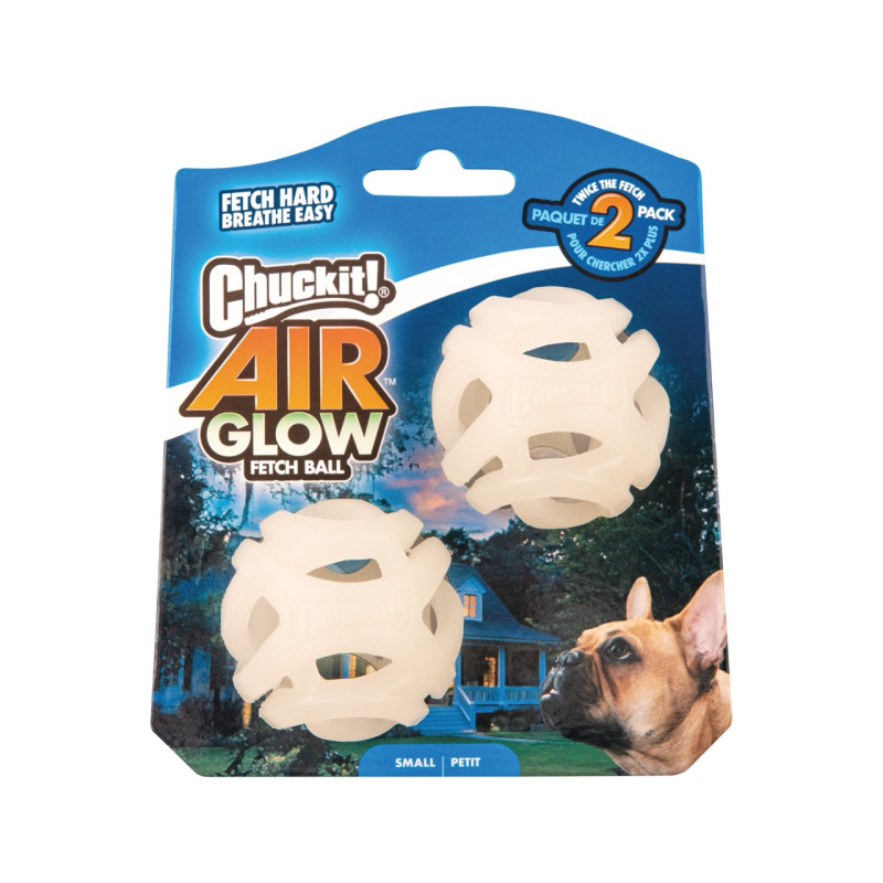 Chuckit! Max Glow Air Fetch Ball Small набор мячиков для собак, 2 шт