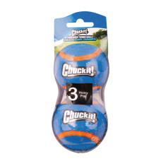 Chuckit! Squeaker Tennis Ball 2 Pack набор мячиков для собак, 6.5 см, 2 шт