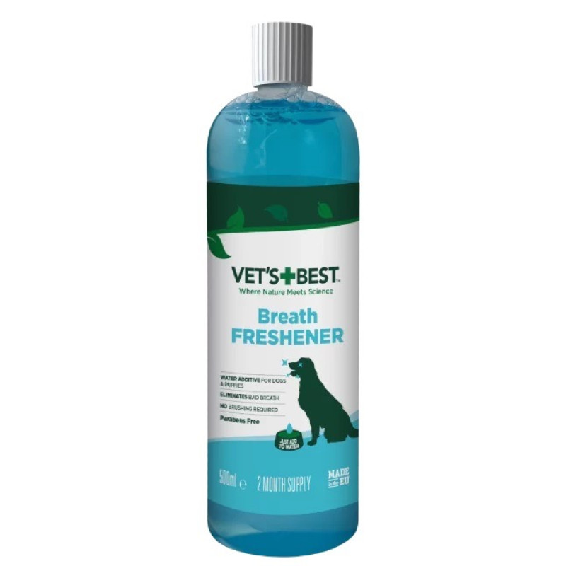 Vet's Best Dental Breath Freshener еліксир для свіжості дихання у собак, 500 мл