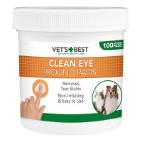 Vet's Best Clean Eye Finger Wipes гигиенические салфетки для ухода за глазами собак и котов, 100 шт