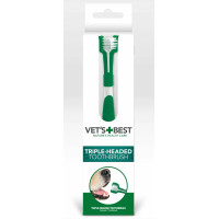 Vet's Best Triple Headed Toothbrush зубная щетка для собак