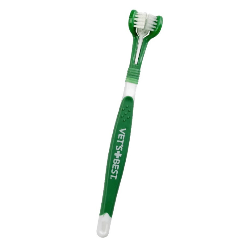 Vet's Best Triple Headed Toothbrush зубна щітка для собак - фото 3