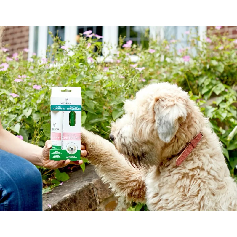 Vet's Best Dental Puppy Kit набір для догляду за зубами цуценят, 100 мл - фото 3