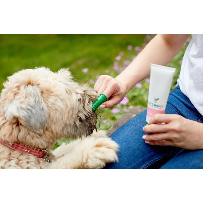 Vet's Best Dental Puppy Kit набір для догляду за зубами цуценят, 100 мл - фото 4