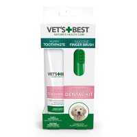 Vet's Best Dental Puppy Kit набір для догляду за зубами цуценят, 100 мл