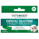 Vet's Best Finger Toothbrush набір зубних щіток на палець для собак та котів, 5 шт - фото 1