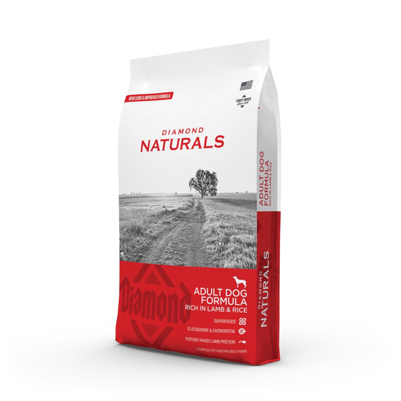 Diamond Naturals Adult Dog Lamb & Rice сухой корм с ягнятиной для собак 7.5 кг - фото 2