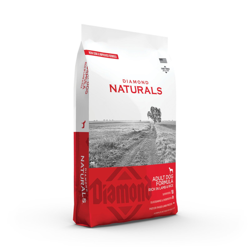 Diamond Naturals Adult Dog Lamb & Rice сухой корм с ягнятиной для собак 7.5 кг - фото 3