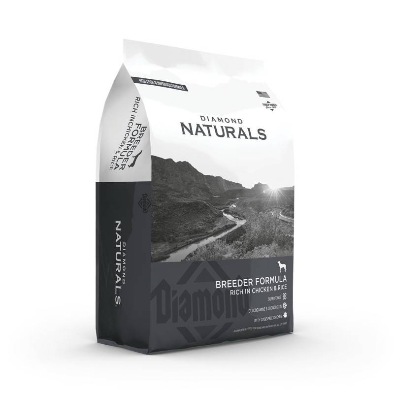 Diamond Naturals Breeder Formula Chicken & Rice сухой корм с курицей для собак на всех стадиях жизненного цикла 20 кг - фото 3