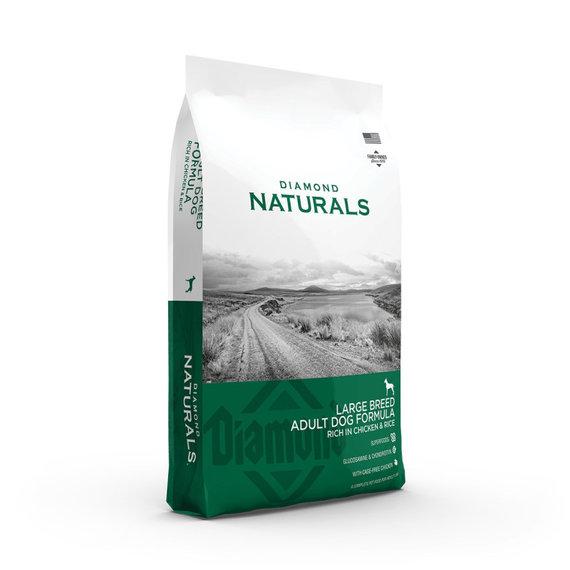 Diamond Naturals Adult Large Breed Chicken & Rice сухой корм с курицей для собак крупных пород 15 кг - фото 3