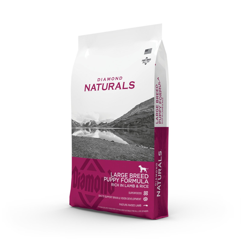 Diamond Naturals Puppy Large Breed Lamb & Rice сухий корм з ягнятком для цуценят великих порід 15 кг - фото 2