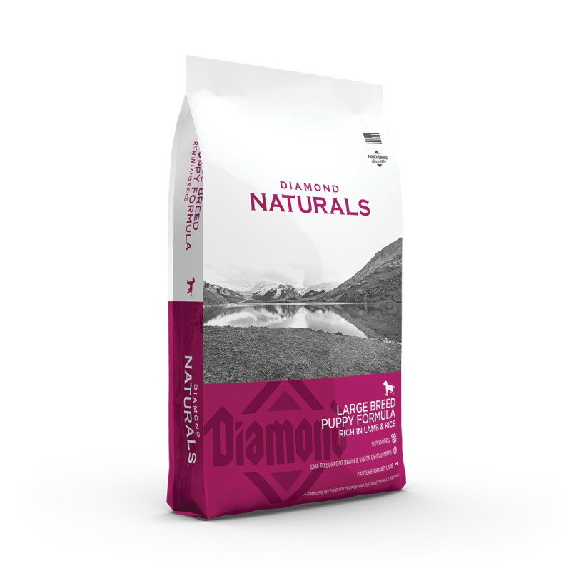 Diamond Naturals Puppy Large Breed Lamb & Rice сухий корм з ягнятком для цуценят великих порід 15 кг - фото 3