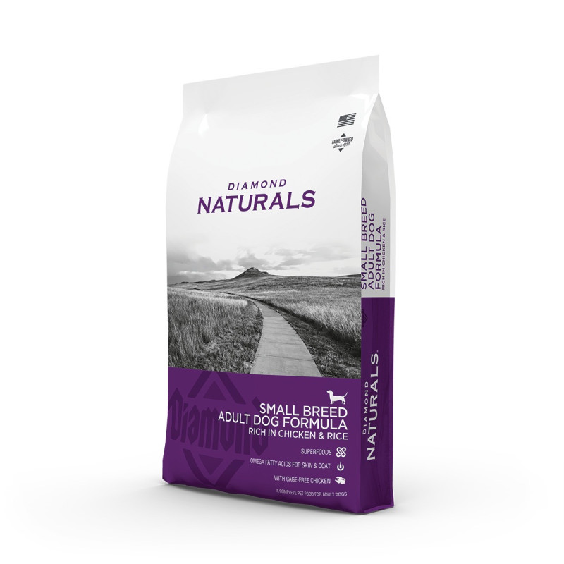 Diamond Naturals Adult Small Breed Chicken & Rice сухой корм с курицей для собак мелких пород 2 кг - фото 2
