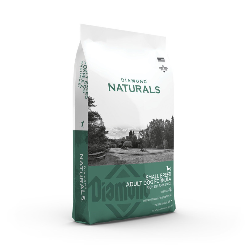 Diamond Naturals Adult Small Breed Lamb & Rice сухой корм с ягненком для собак мелких пород 7.5 кг - фото 3