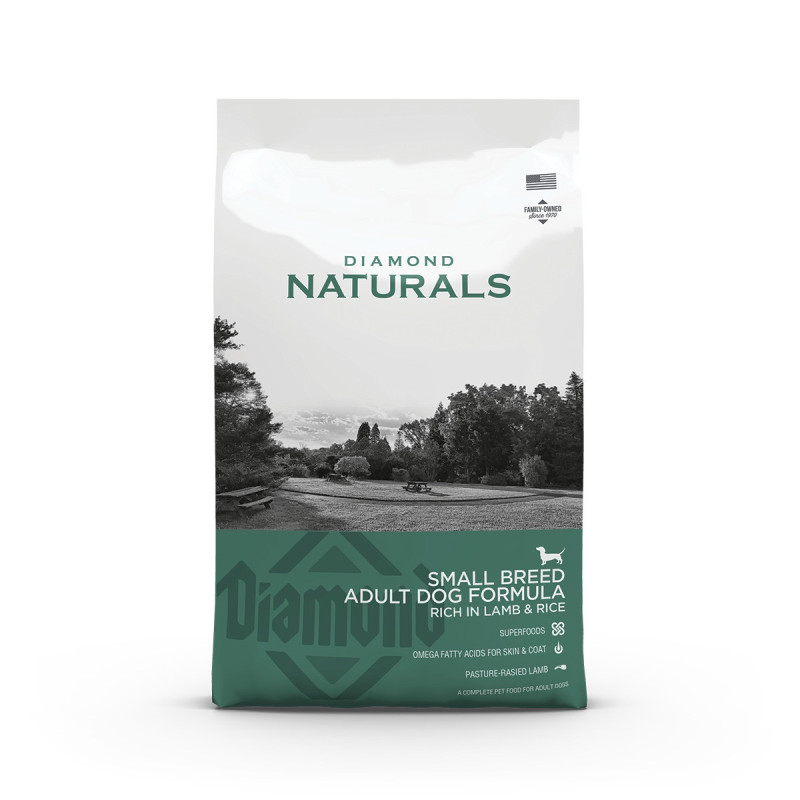 Diamond Naturals Adult Small Breed Lamb & Rice сухой корм с ягненком для собак мелких пород 7.5 кг