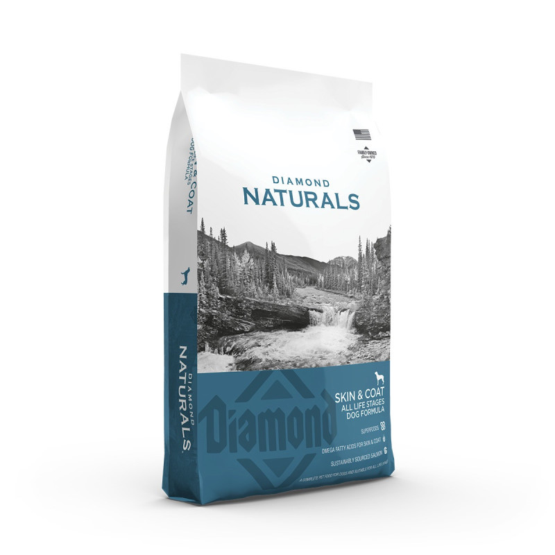 Diamond Naturals All Life Stages Dog Skin & Coat сухой корм для здоровья кожи и шерсти собак на всех стадиях жизненного цикла 15 кг - фото 3