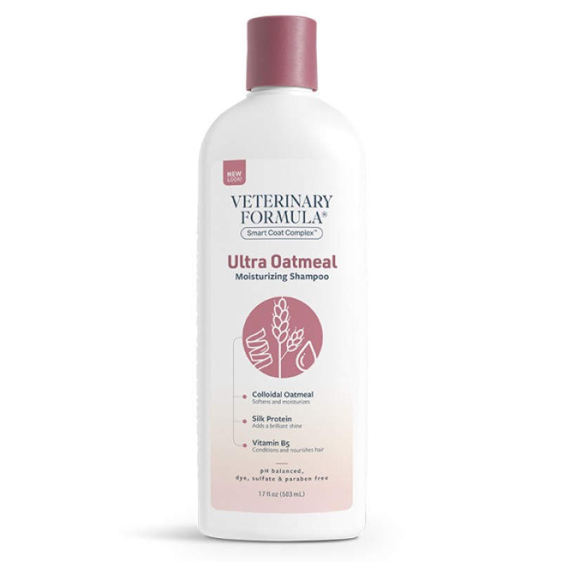 Veterinary Formula Ultra Oatmeal Moisturizing Shampoo увлажняющий шампунь для собак и котов, 503 мл