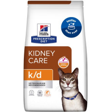 Hill's PD Feline K/D сухий корм із лососем для котів із захворюваннями нирок, 1.5 кг