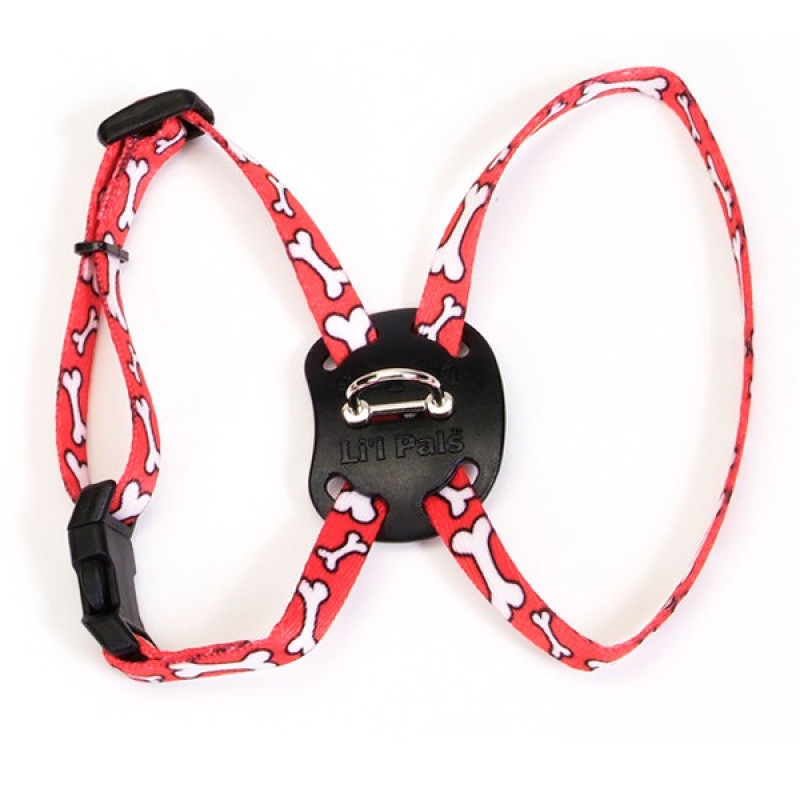 Coastal Li'l Pals шлея для собак 15-25 см, красный